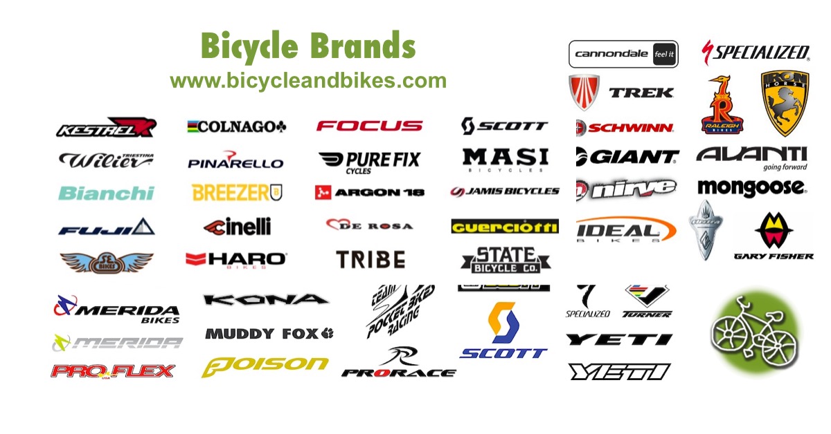 well known bike brands